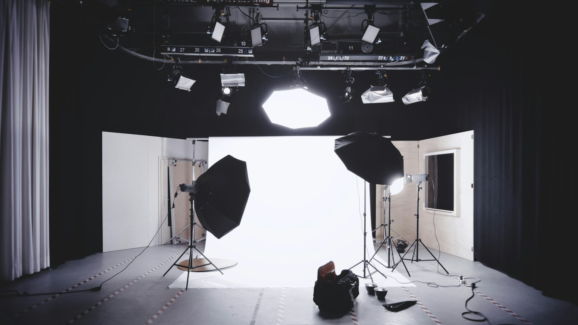 Film production studio lighting