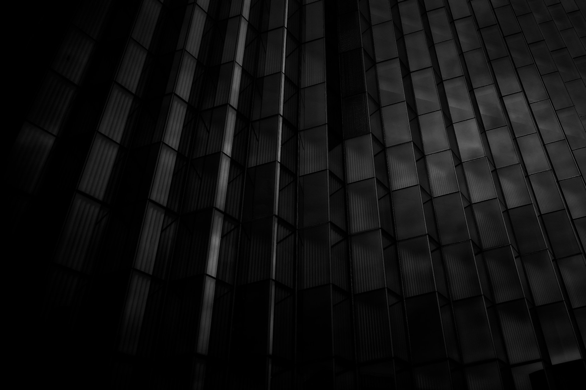 Dramatic building facade